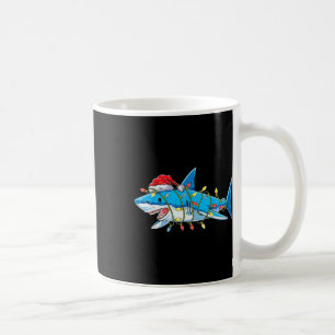 Santa Jaws Shark-kerstlampjes Merry Sharkmas X Koffiemok