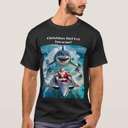 Santa Jaws T-shirt (Voorkant)