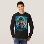 Santa Jaws T-shirt (Voorkant volledig)