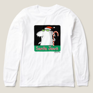 Santa Jaws Tri-Blend Shirt