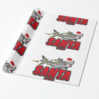 "SANTA JAWS" verpakkingspapier Cadeaupapier