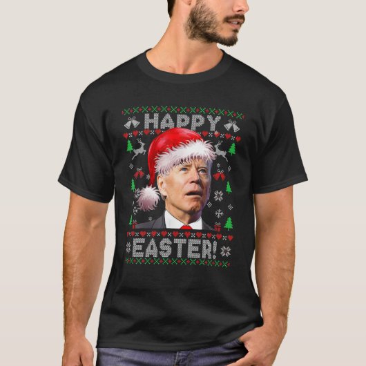 Santa-Joe-Biden-Kerstmis—Gift T-shirt (Voorkant)