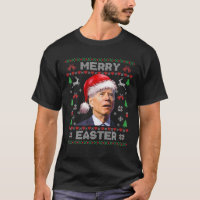 Santa Joe Biden Merry Easter Ugly kerstSweate