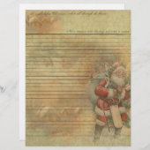 Santa- Jolly Old St. Nicholas Letterhead (Voorkant / Achterkant)