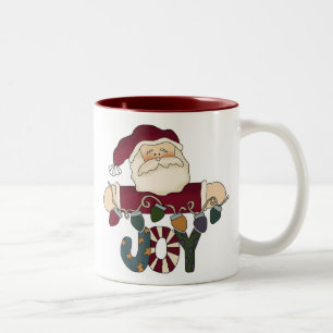 Santa Joy Tweekleurige Koffiemok