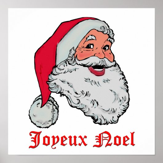 Santa Joyeux Noel Poster (Voorkant)