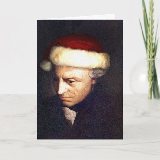 Santa-Kant kaart met Quote (Voorkant)