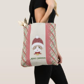 Santa Kat Canvas tas (Dichtbij)