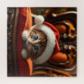 Santa Kat Legpuzzel (Horizontaal)