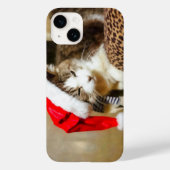Santa Kat Painterly Case-Mate iPhone Case (Achterkant)