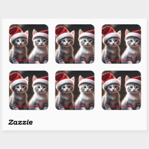 Santa Kat Stickers