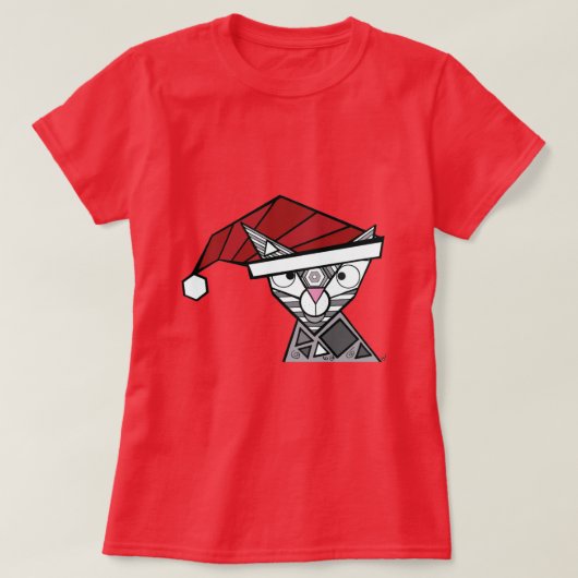 Santa Kat T-shirt (Design voorkant)