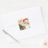  Santa Kerst stickers (Envelop)
