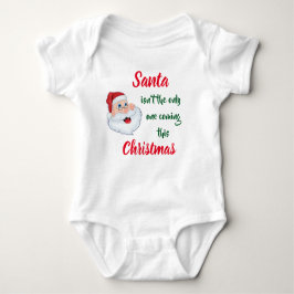 Santa - kerstfeest Baby Romper