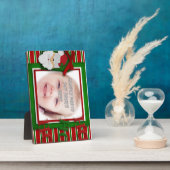 Santa Kerstfeestdag Foto Lijst Gift Fotoplaat (Zijkant)