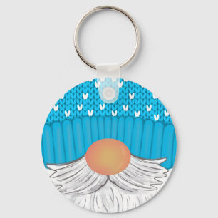 Santa Kerstmis Gnome Winter Pet Beard Sweater Sleutelhanger