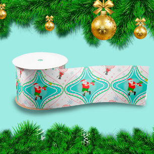 Santa Kerstmis Pickleball Ogee Patroon Lint