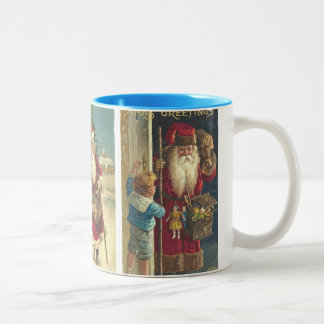 Santa kerstMok Hot Chocolade Tweekleurige Koffiemok