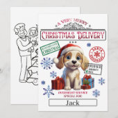 Santa Kerstofficiële Nice-lijst Kaart (Voorkant / Achterkant)