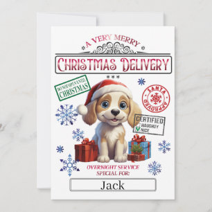 Santa Kerstofficiële Nice-lijst Kaart