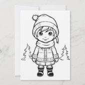 Santa Kerstofficiële Nice-lijst Kaart (Achterkant)