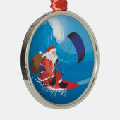 Santa Kitesurf Premium Ornament (Rechts)