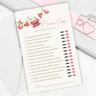 Santa Kleding Baby shower Mama of Daddy Games