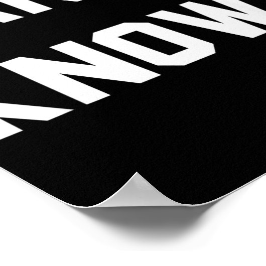 Santa Knows Funny Christmas  Poster (Hoek)