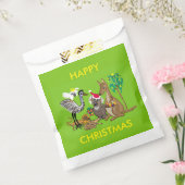 Santa koala Australische kersttas Bedankzakje (Gezegeld)