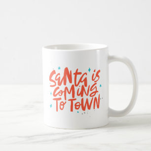 Santa komt naar de stad Holiday Design Koffiemok