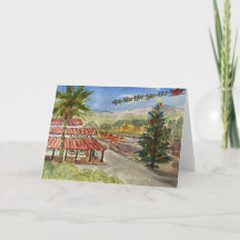 Santa komt naar Woodside Holiday Card