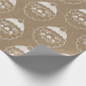 Santa Kraft Gift Wrap Paper Cadeaupapier (Hoek)