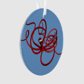 Santa Kraken Ornament (voorkant)