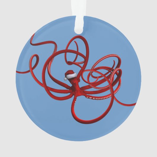 Santa Kraken Ornament (achterkant)