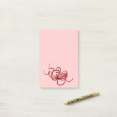 Santa Kraken Post-it® Notes (Op bureau)