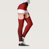 Santa Leggings Funny kerstkostuum Leggings (Rechts)