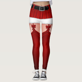 Santa Leggings Funny kerstkostuum Leggings