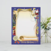 Santa Letter Briefhoofd (Staand voorkant)