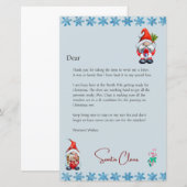 Santa Letter kerstbrief (Voorkant / Achterkant)