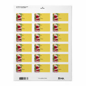 Santa Licht het Label van de Boom (Full Sheet)