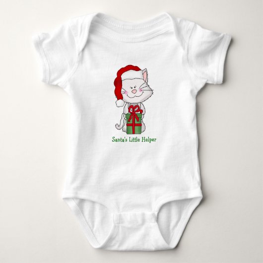 Santa Little Helper Christmas Romper (Voorkant)