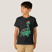 Santa Loch Ness Monster Christmas Nessie Boys Girl T-shirt (Voorkant volledig)