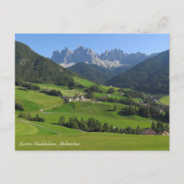 Santa Maddalena Dolomieten Briefkaart