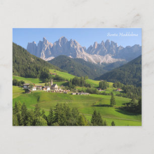 Santa Maddalena Dolomites Briefkaart