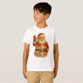 SANTA MAGIC-BELIEVE IN MAGIC T-Shirt (Voorkant volledig)