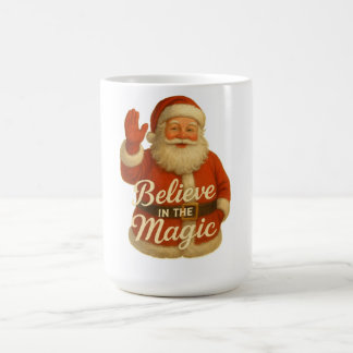 SANTA MAGIC-BELIEVE IN MAGIC T-Shirt Koffiemok