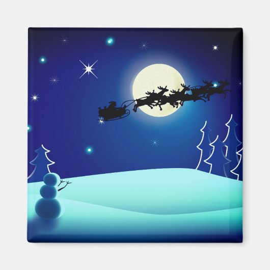 Santa Magnet Magneet (Voorkant)