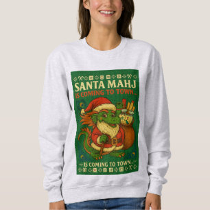 Santa Mahj Horrelijke Trui Sweatshirt