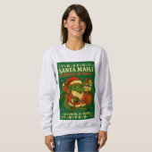 Santa Mahj Ugly Sweater Sweatshirt (Devant entier)