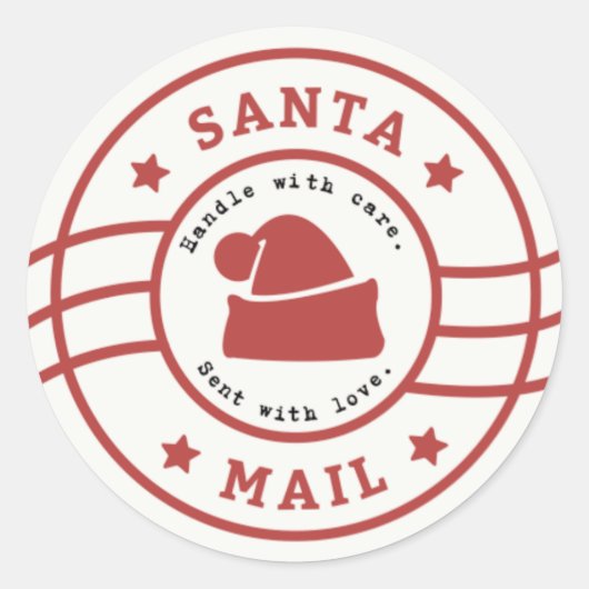 Santa Mail Stickers (Voorkant)